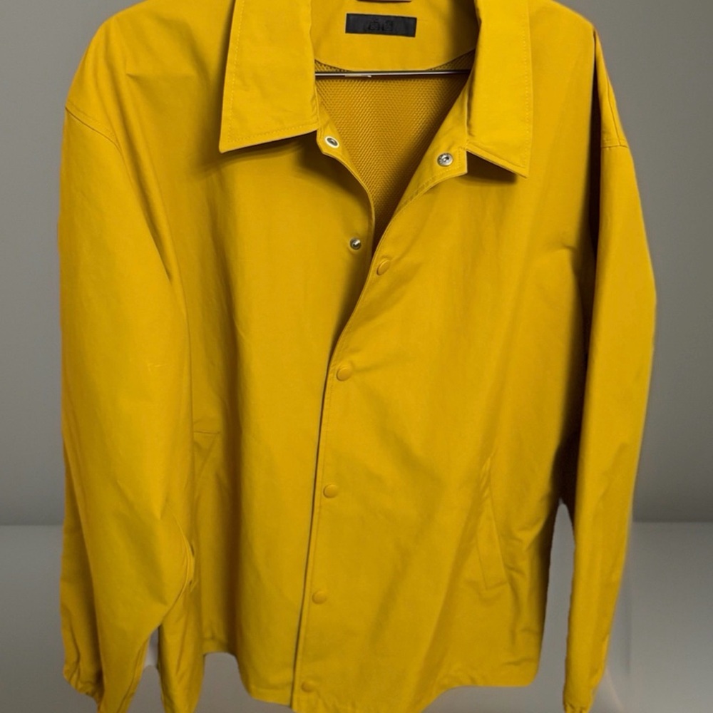 Uniqlo Yellow Lightweight Shirt Jacket